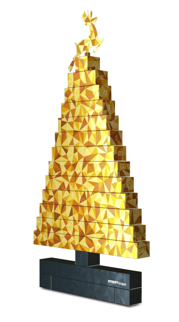 Weihnachtsbaum- Adventskalender von Streiff